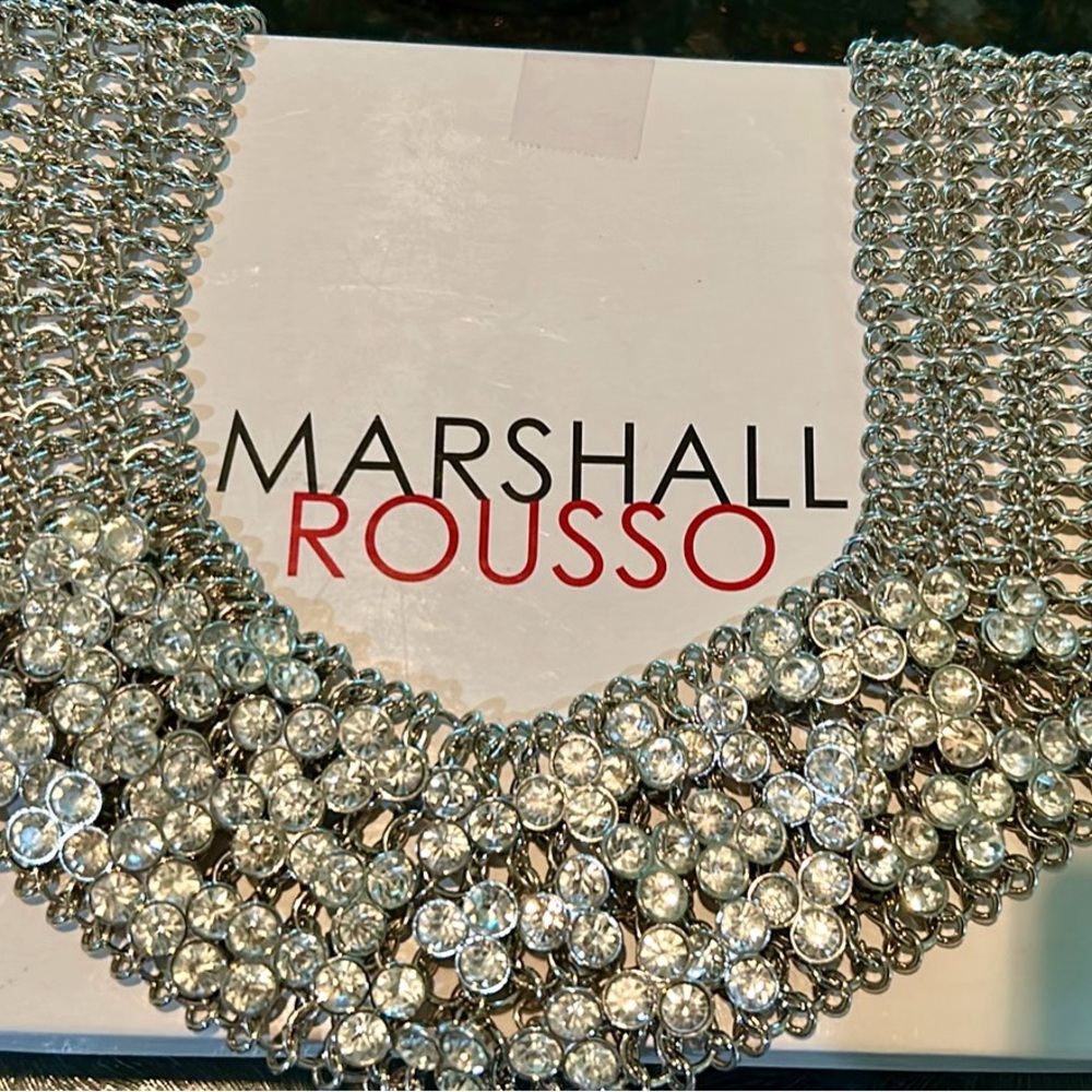 Marshall Rousso Silver Statement Necklace